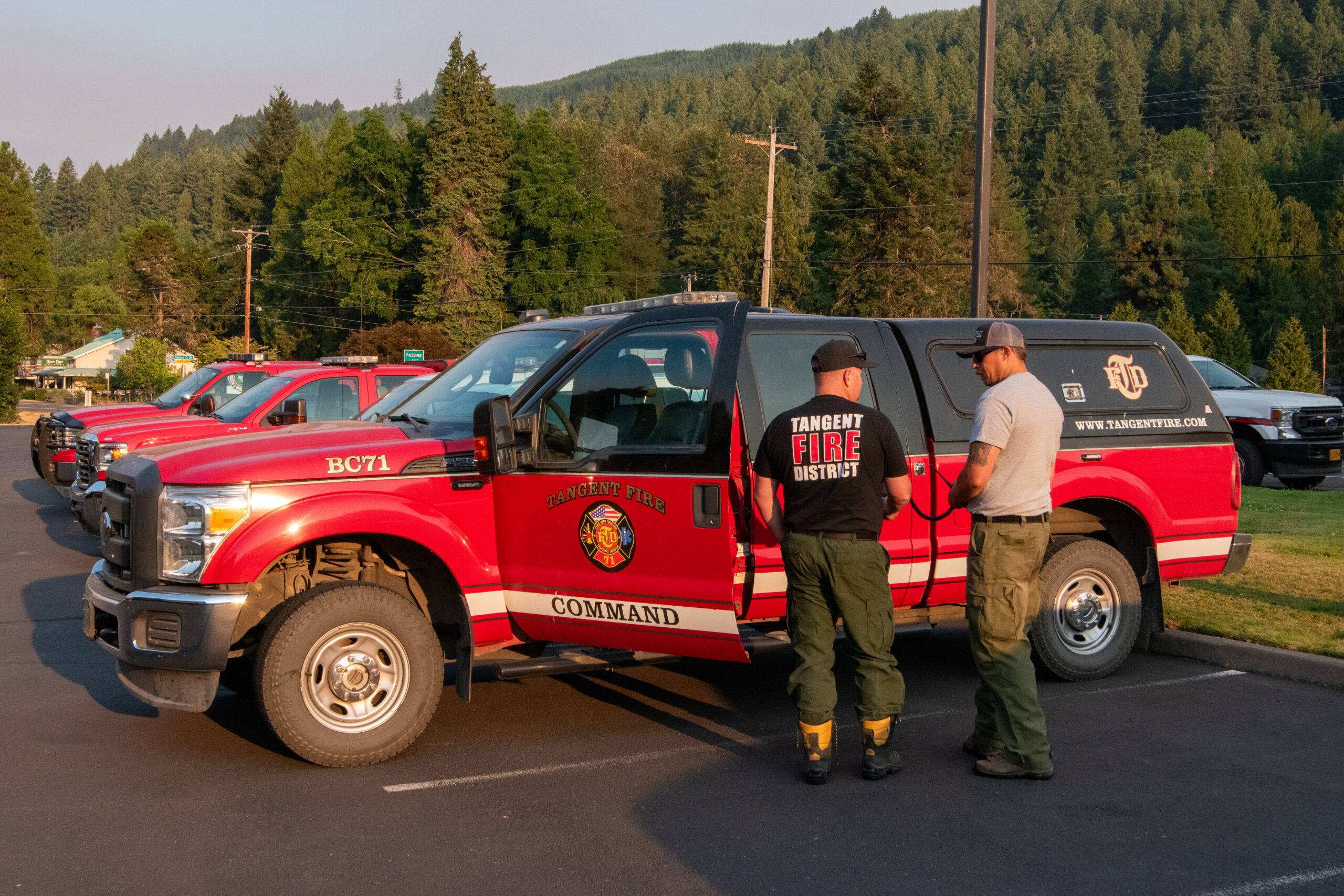 OSFM Task Forces Arrive At Lookout Fire In Lane County, Red Flag ...