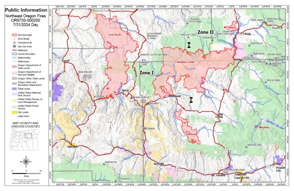 Map of the Battle Mountain Complex